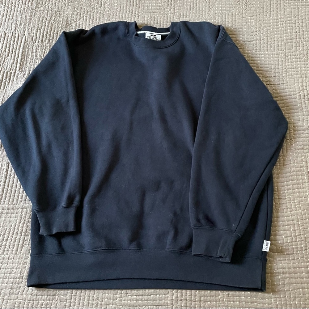 Navy Pro Club Crewneck Sweater